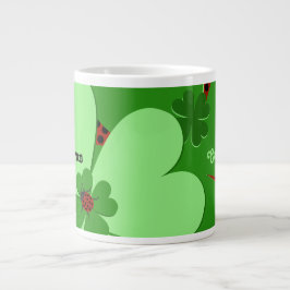 Caneca De Café Grande Dama Bonita - Bug & Clover Nome Folha