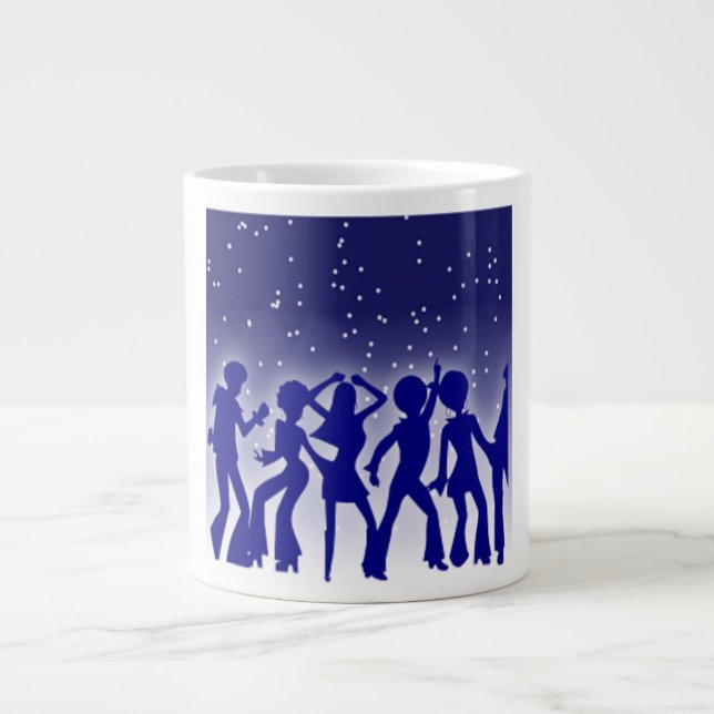 CANECA DE CAFÉ GRANDE DANCERINOS DE DISCO (Frente)