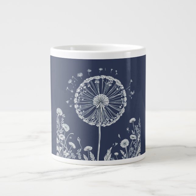 Caneca De Café Grande Dandelion (Frente)