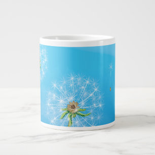 Caneca De Café Grande Dandelion Plant