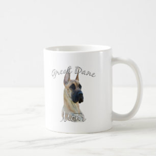 Caneca De Café Grande Dane (brindle) Mãe 2