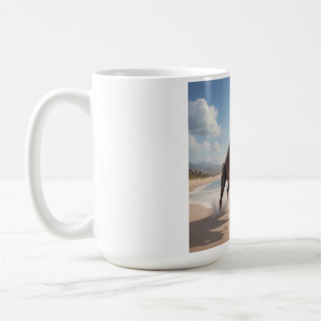 Caneca De Café Grande Dane Elegante Coffee Mug (Esquerda)