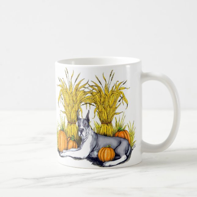Caneca De Café Grande Dane Mantle Harvest (Direita)