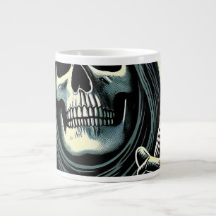 Caneca De Café Grande death character illustration