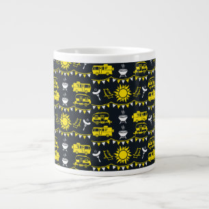 Caneca De Café Grande Decoração de acampamento de Caravana