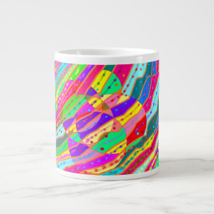 Caneca De Café Grande Decoração de arte bonito tão doce quanto doce e de