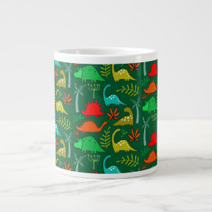 Caneca De Café Grande Decoração de berçário de dinossauro para crianças