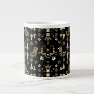 Caneca De Café Grande Decoração de luxo sazonal escandinava