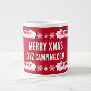 Caneca De Café Grande Decoração de Natal do Motorhome da RV