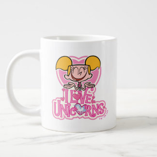 Caneca De Café Grande Dee Dee - Eu Amo Unicórnios