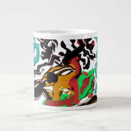 Caneca De Café Grande Deer Winter