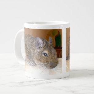 Caneca De Café Grande Degu Relaxing Mug