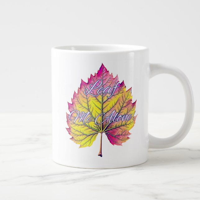 CANECA DE CAFÉ GRANDE DEIXE-ME EM PAZ (Direita)