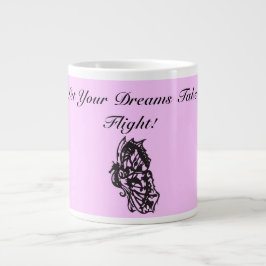 Caneca De Café Grande Deixe seus sonhos