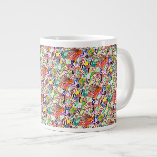 Caneca De Café Grande Delight Jumbo 20oz Mug to Personalize  (Frente Esquerda)