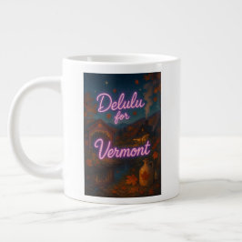 Caneca De Café Grande Delulu para Vermont
