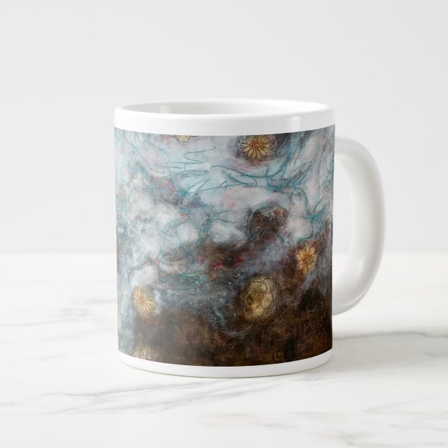 Caneca De Café Grande Deriva no Éter (Frente Esquerda)