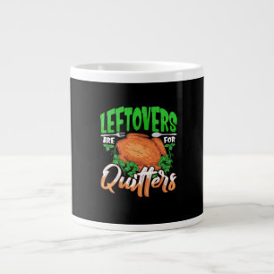 Caneca De Café Grande Descanso São Para Quitters - Natal De Ação De Graç