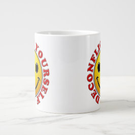 Caneca De Café Grande Desconecte-se 15oz Mug