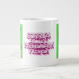 Caneca De Café Grande Desculpe, Rei Ape não agir estranho