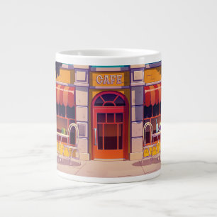 Caneca De Café Grande Design Cute Envolvente de Cafeteria