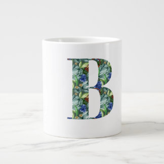 Caneca De Café Grande Design da Elegant B Alphabet