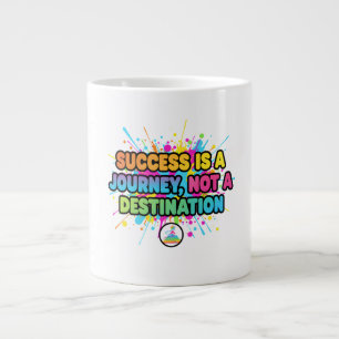 Caneca De Café Grande Design de Citação Motivacional de Sucesso é uma Jo