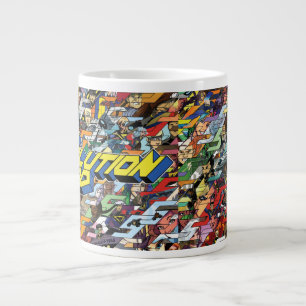 Caneca De Café Grande Design de mosaico de mosaico de solução