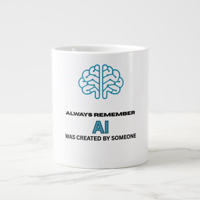 Caneca De Café Grande Design de Mug Inspiracional que destaca o (Frente)