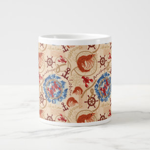 Caneca De Café Grande Design de núcleo do Crustáceo