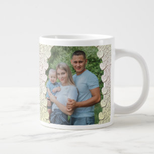 Caneca De Café Grande Design de Quebra de Foto com Lâmina Personalizada
