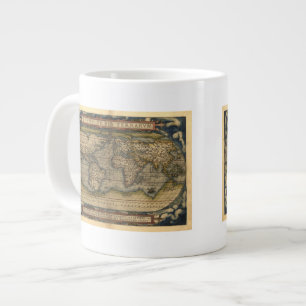 Caneca De Café Grande Design do Atlas Histórico do Mapa do Mundo de Vin