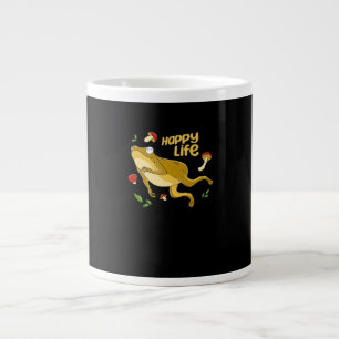 Caneca De Café Grande Design Minimalista Essencial Sapo Feliz