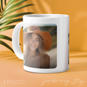 Caneca De Café Grande Design Minimalista Moderno com Ano