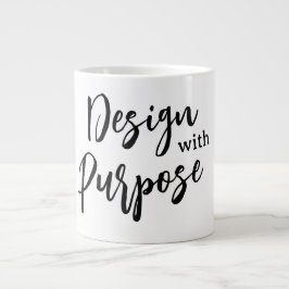 Caneca De Café Grande Design on purpose 