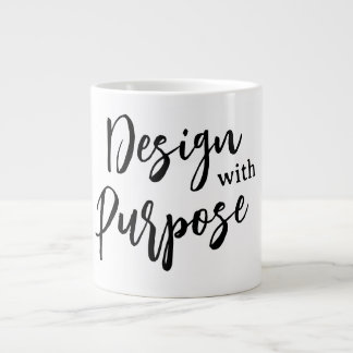 Caneca De Café Grande Design on purpose 