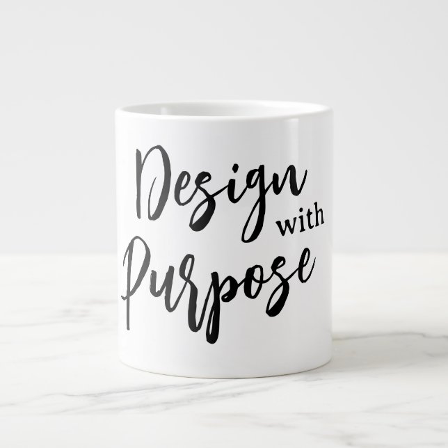 Caneca De Café Grande Design on purpose  (Frente)