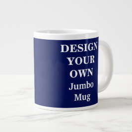 Caneca De Café Grande Design seu próprio Jumbo Mug - Azul