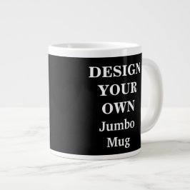 Caneca De Café Grande Design seu próprio Jumbo Mug - Preto