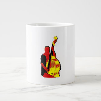 Caneca De Café Grande Design Vermelho e Amarelo da imagem do jogador de