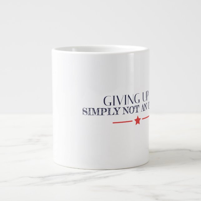 Caneca De Café Grande Desligado - Jumbo Mug (Frente)
