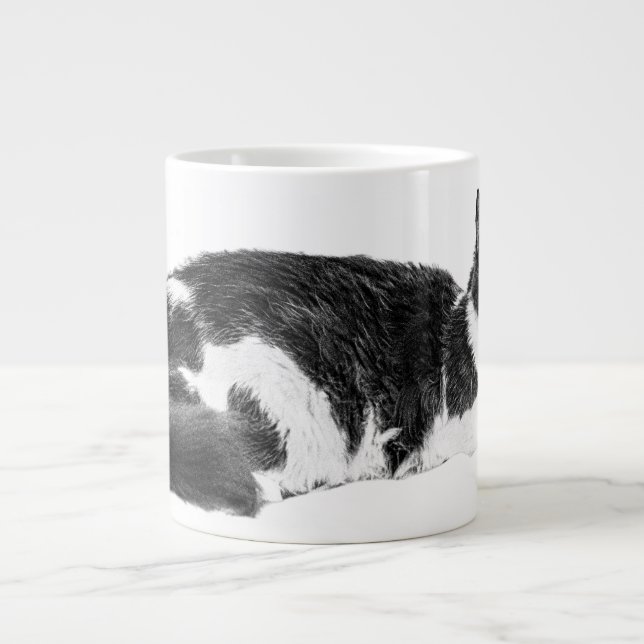Caneca De Café Grande Deslizador Suave (Frente)
