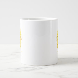 Caneca De Café Grande Despierta tu Brillo ✨ | Golden Sunrise Design