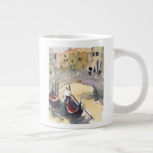 Caneca De Café Grande Destinos Venice Plein Air Gondola Ride