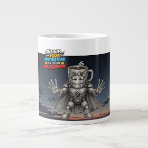 Caneca De Café Grande Destruidor Descafeinado – O Ladrão de Energia