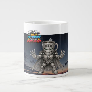 Caneca De Café Grande Destruidor Descafeinado – O Ladrão de Energia