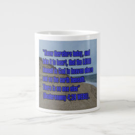 Caneca De Café Grande Desuteronomia 4:39 WEBU Mug