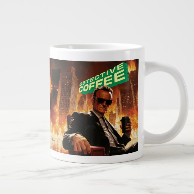 Caneca De Café Grande Detetive Coffee Giant Coffee Mug (Direita)