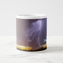 Caneca De Café Grande Deus do Glory Thunders Psalm 105:39 KJV