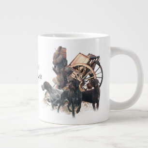 Caneca De Café Grande Deutsch Drahthaar